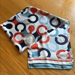 Coach Multicolor Patterned Scarf-10.5x60